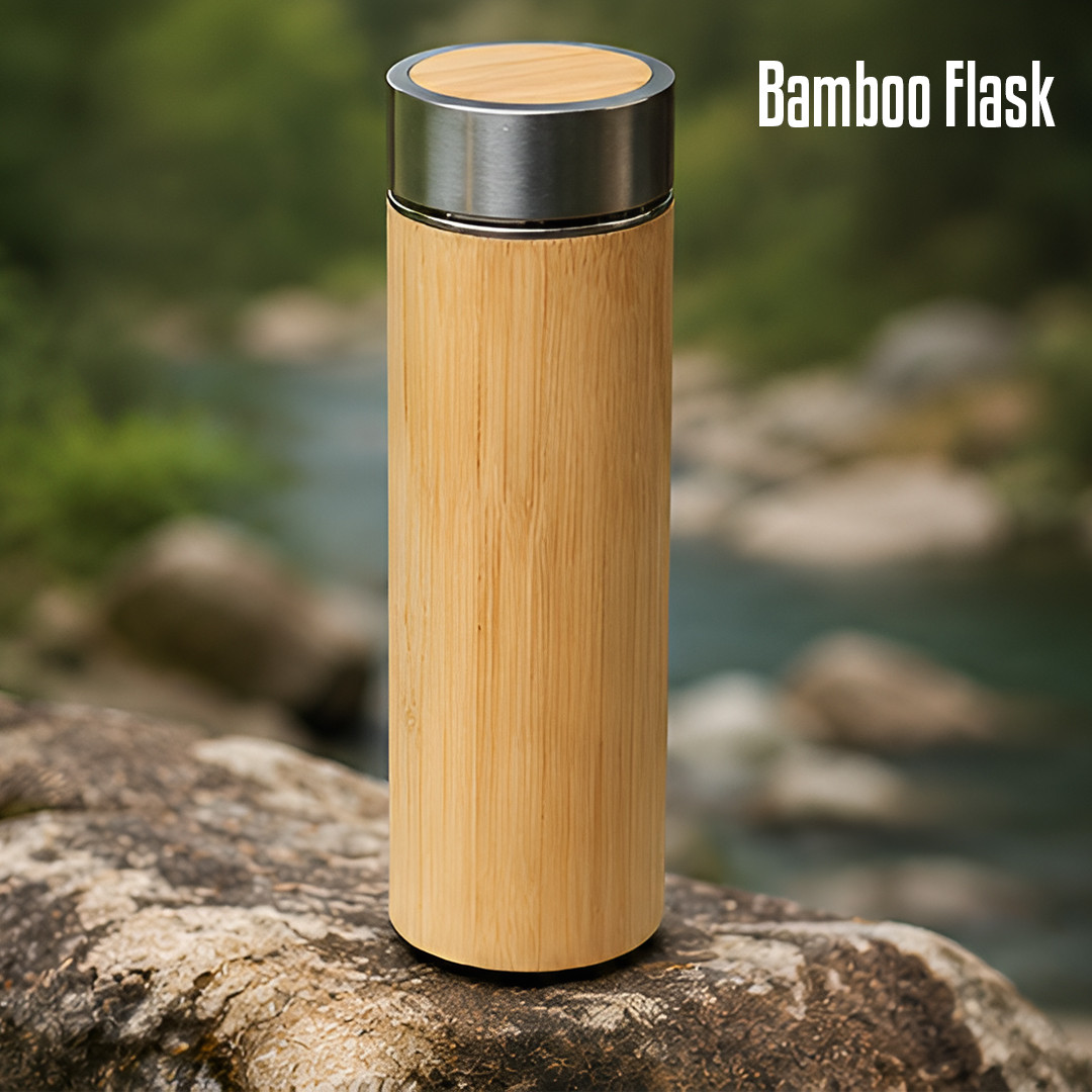 Bamboo Thermal Flask