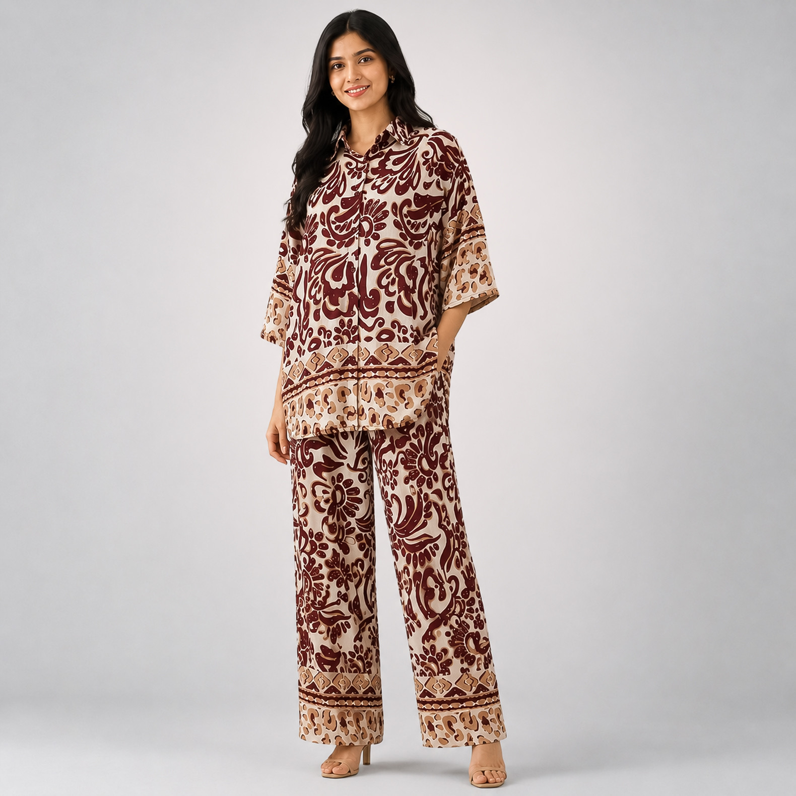 Women's Premium Printed Co-Ord Set