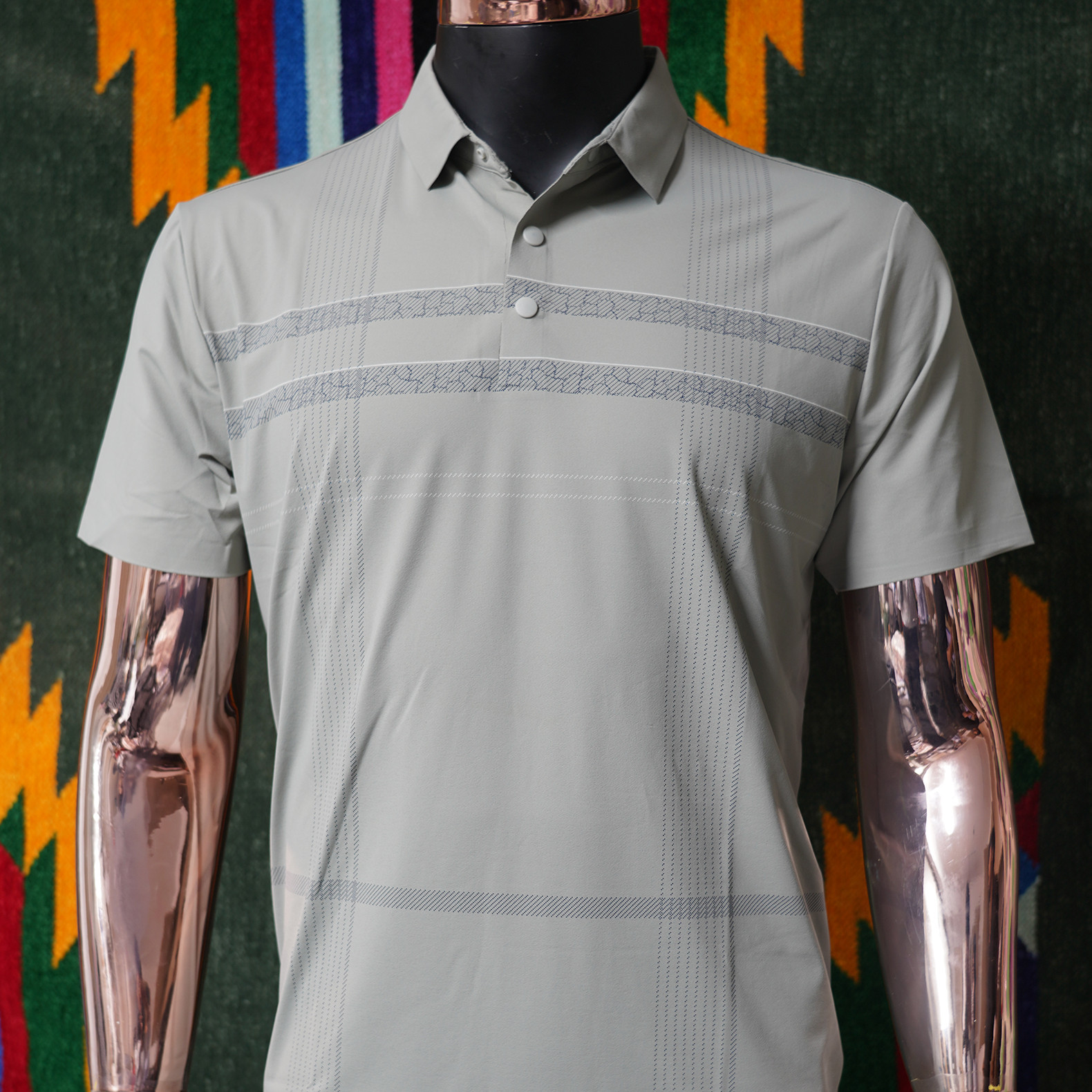 Contrast Stripe Polo T-Shirt for Men | Smart Casual Wear