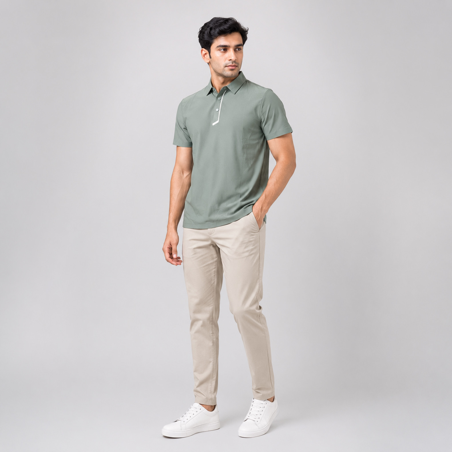 Solid Polo T-Shirt for Men | Smart Casual Style