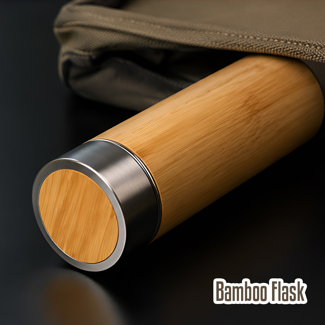 Bamboo Thermal Flask