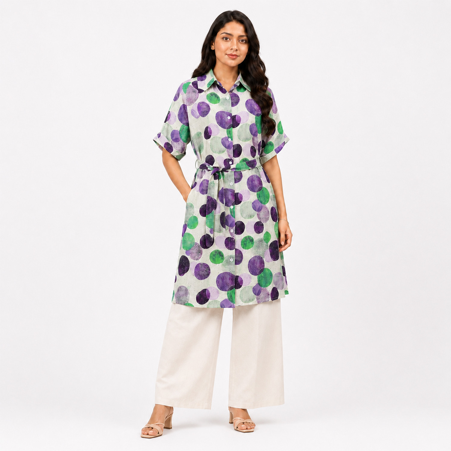 Violet Garden Printed Kurti